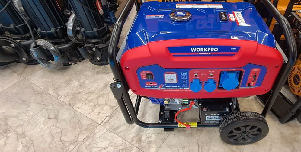 موتور برق بنزینی 5.5 کیلووات ورک پرو مدل WP422001